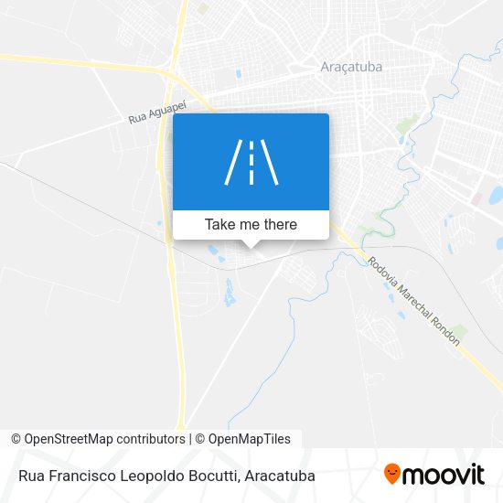 Rua Francisco Leopoldo Bocutti map