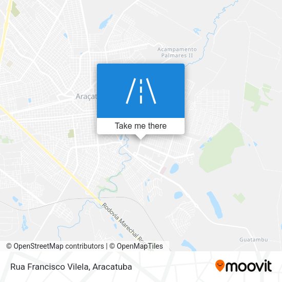 Rua Francisco Vilela map