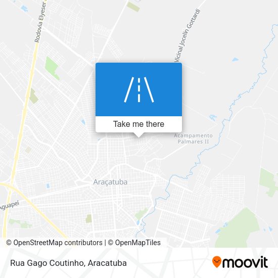 Rua Gago Coutinho map