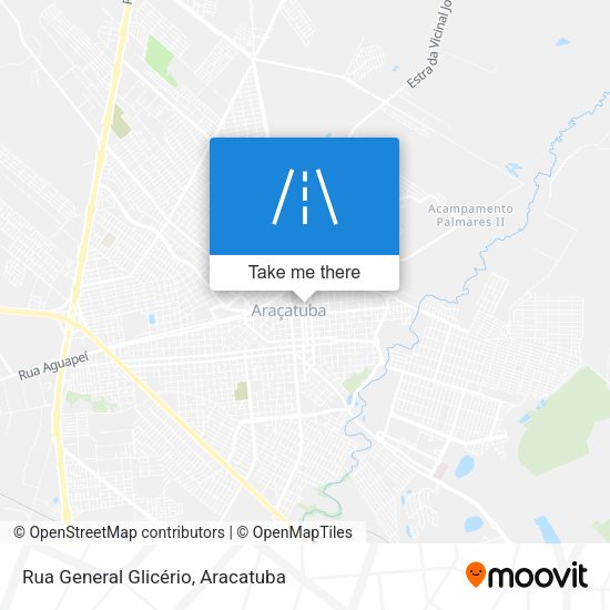 Rua General Glicério map