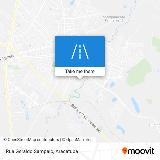 Rua Geraldo Sampaio map