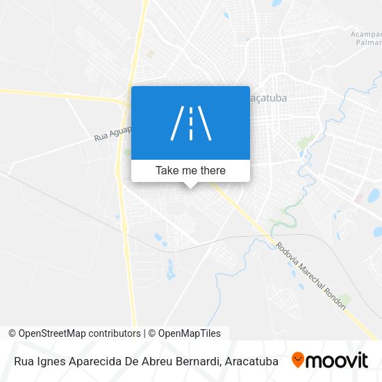 Rua Ignes Aparecida De Abreu Bernardi map