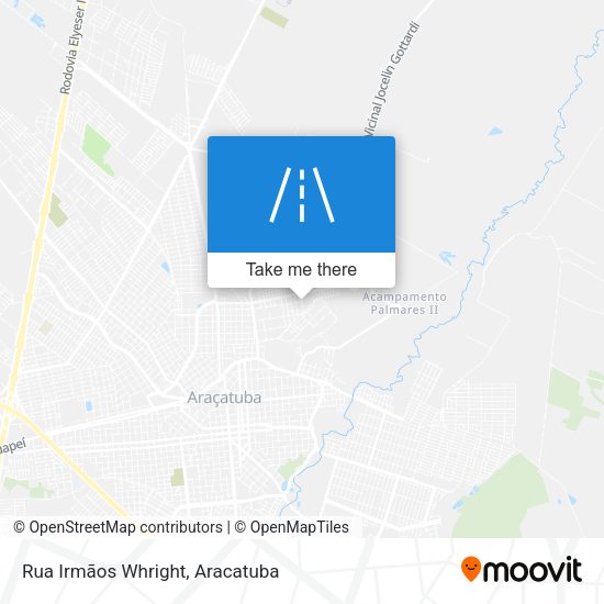 Rua Irmãos Whright map