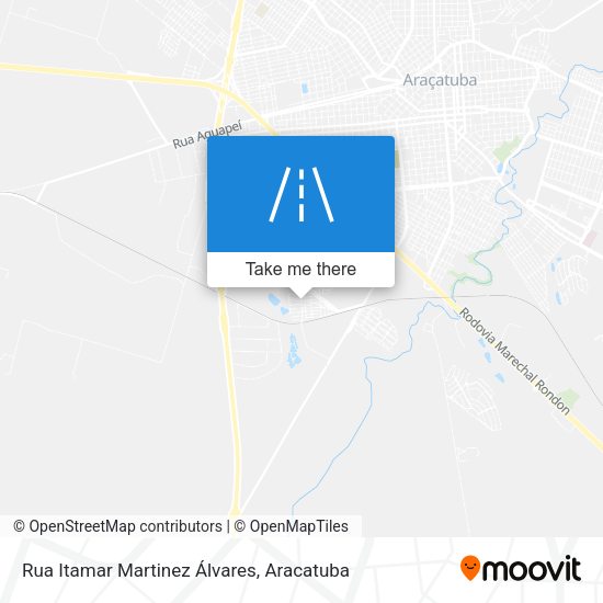 Rua Itamar Martinez Álvares map