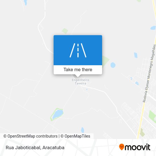 Rua Jaboticabal map
