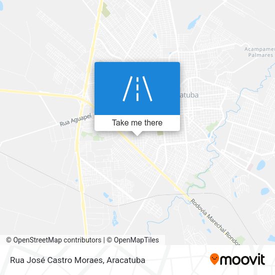 Rua José Castro Moraes map