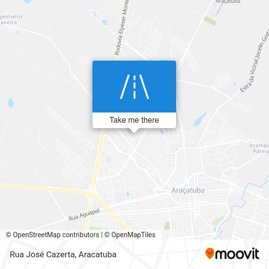 Rua José Cazerta map