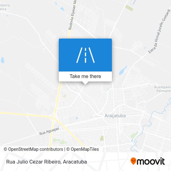 Rua Julio Cezar Ribeiro map