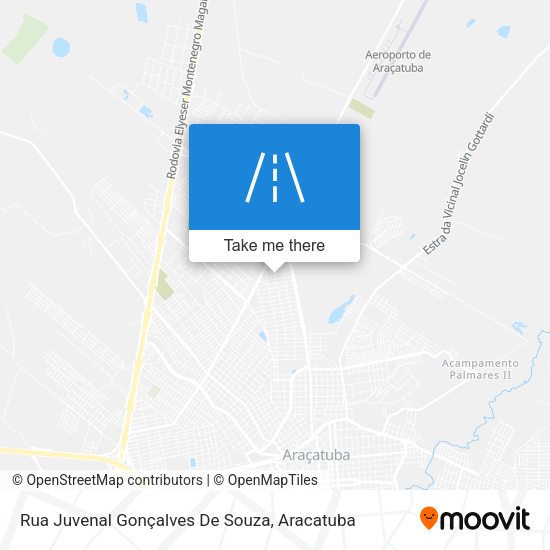 Rua Juvenal Gonçalves De Souza map