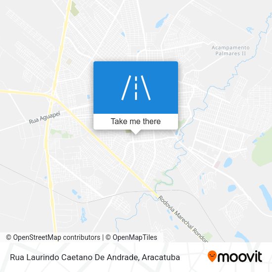 Rua Laurindo Caetano De Andrade map
