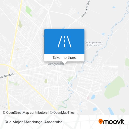 Rua Major Mendonça map