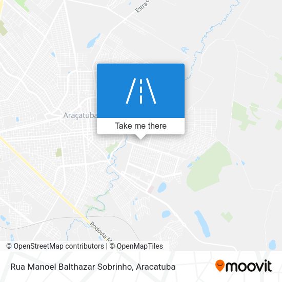 Rua Manoel Balthazar Sobrinho map