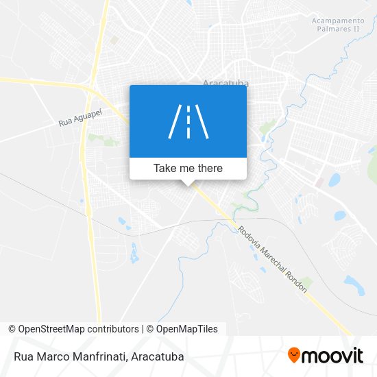 Rua Marco Manfrinati map