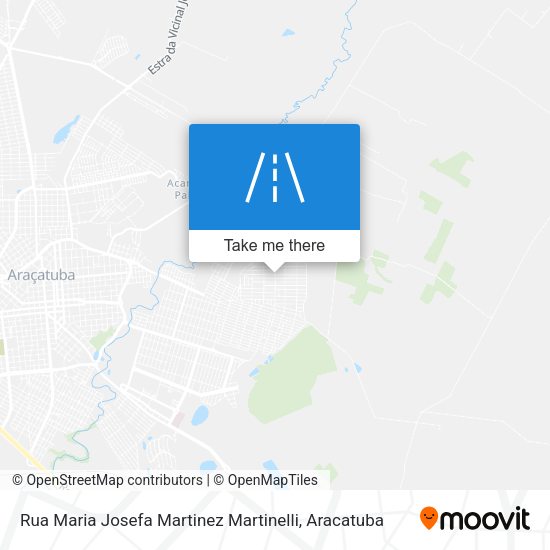 Rua Maria Josefa Martinez Martinelli map
