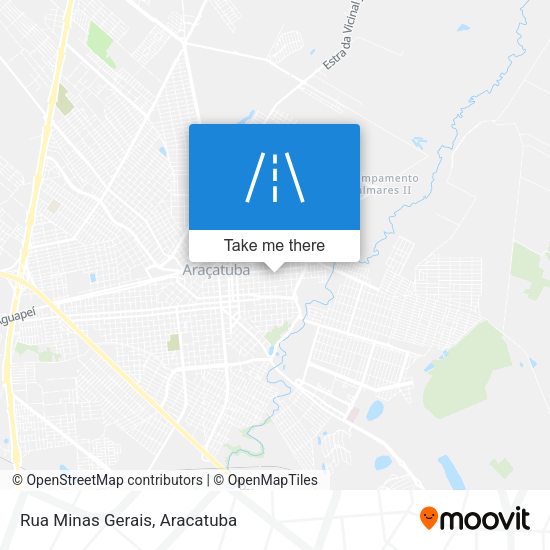 Rua Minas Gerais map
