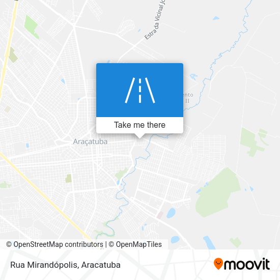 Rua Mirandópolis map