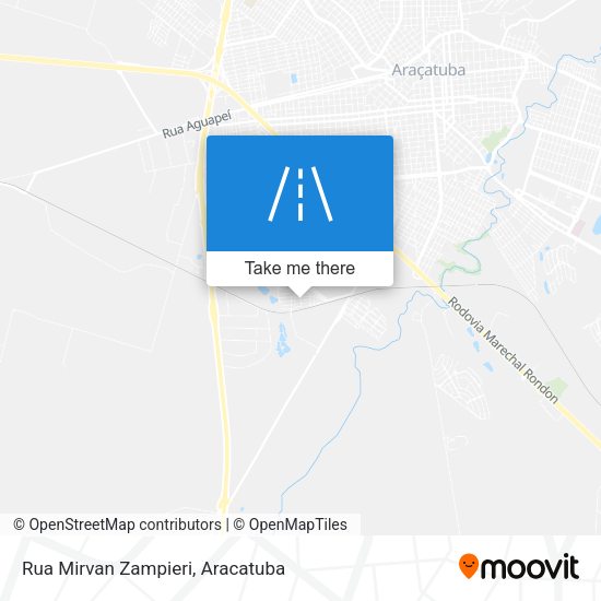 Rua Mirvan Zampieri map