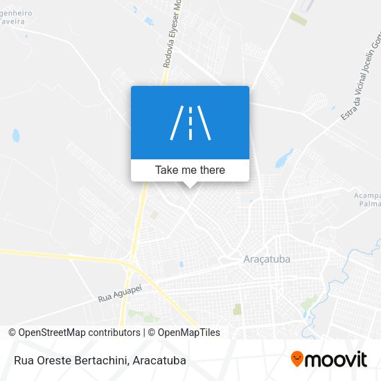 Rua Oreste Bertachini map