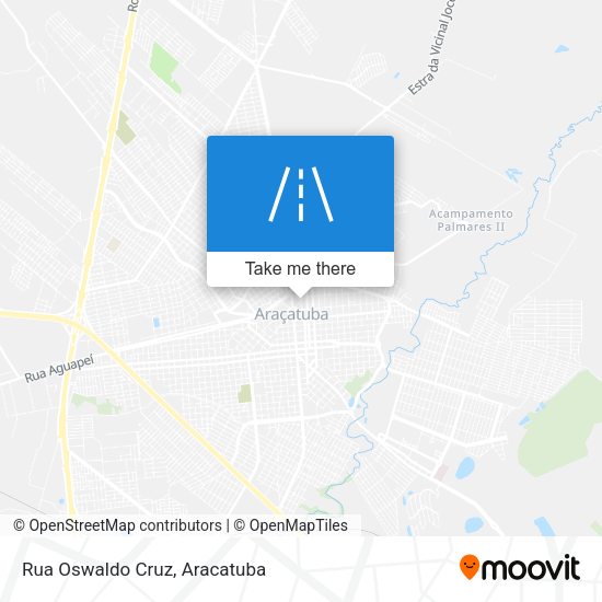 Rua Oswaldo Cruz map