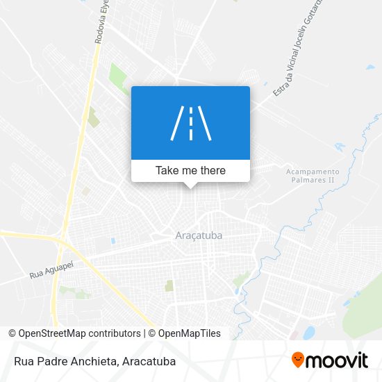 Rua Padre Anchieta map