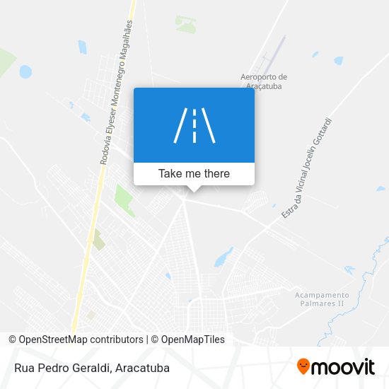 Rua Pedro Geraldi map