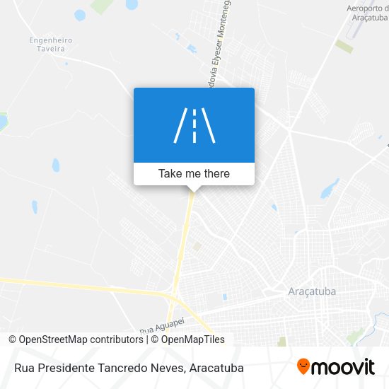 Rua Presidente Tancredo Neves map