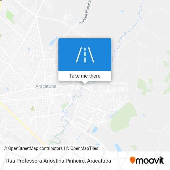 Rua Professora Ariostina Pinheiro map