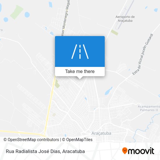 Rua Radialista José Dias map