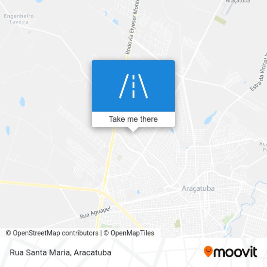 Rua Santa Maria map