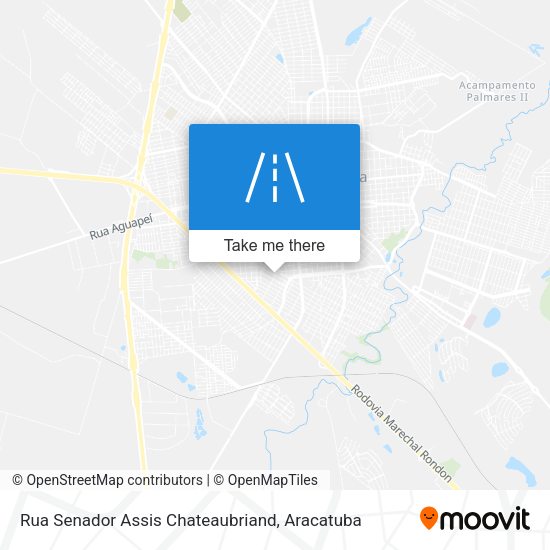 Rua Senador Assis Chateaubriand map