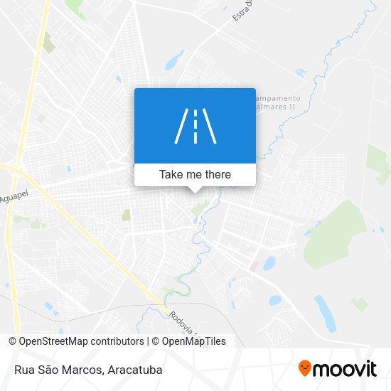 Rua São Marcos map