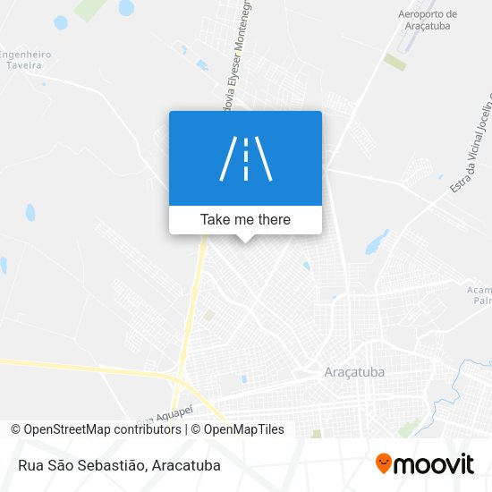 Rua São Sebastião map