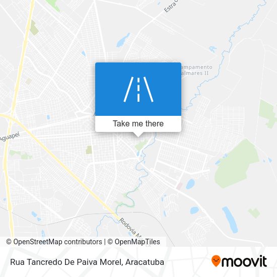 Rua Tancredo De Paiva Morel map