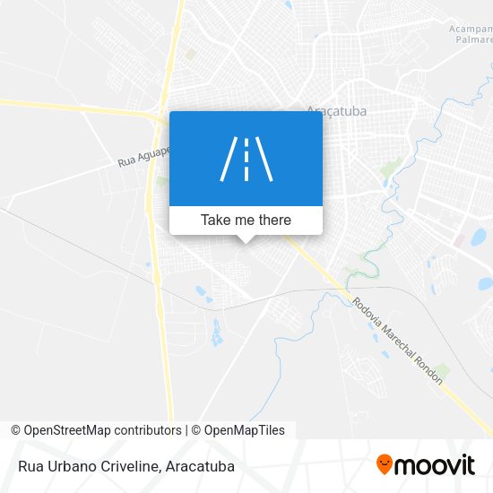 Rua Urbano Criveline map
