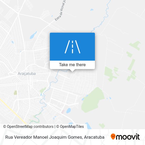 Rua Vereador Manoel Joaquim Gomes map