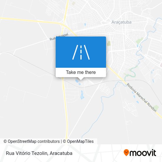 Rua Vitório Tezolin map