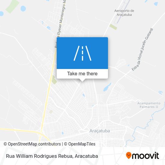 Rua William Rodrigues Rebua map