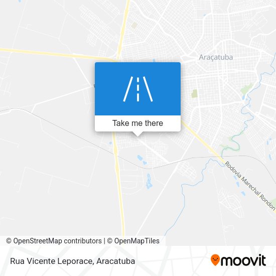 Rua Vicente Leporace map