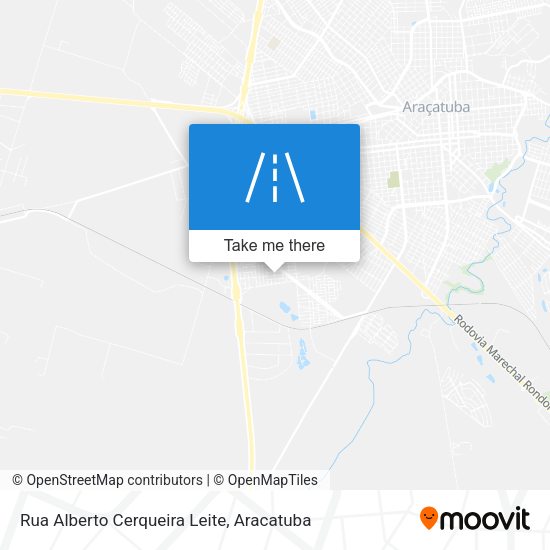 Rua Alberto Cerqueira Leite map