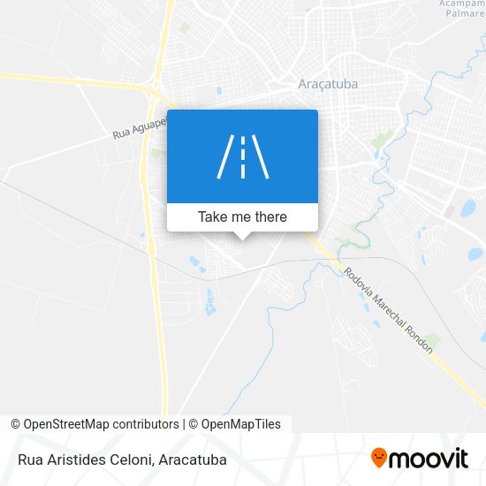 Rua Aristides Celoni map