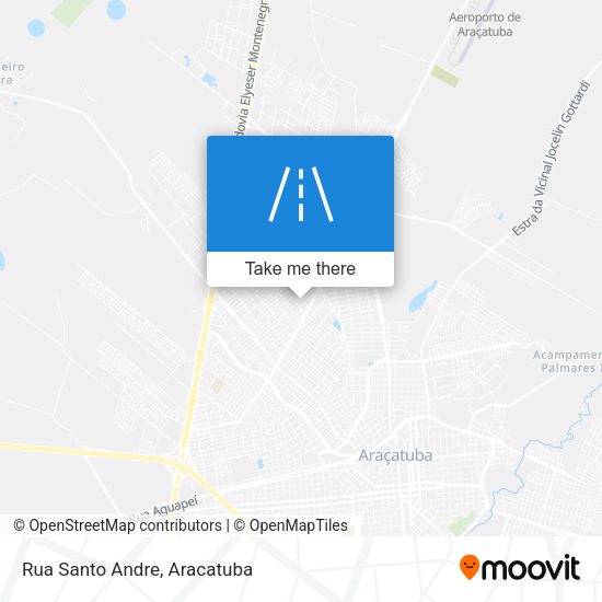 Rua Santo Andre map