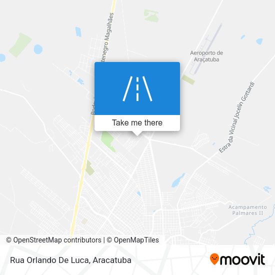 Rua Orlando De Luca map