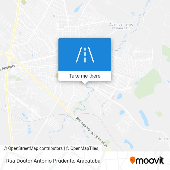 Rua Doutor Antonio Prudente map