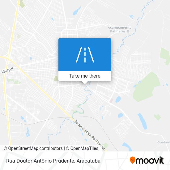 Rua Doutor Antônio Prudente map