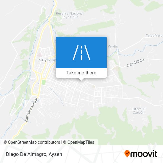 Mapa de Diego De Almagro