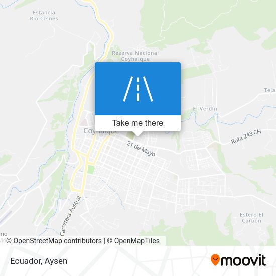 Mapa de Ecuador