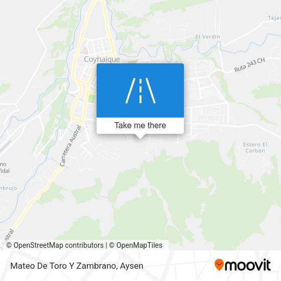 Mateo De Toro Y Zambrano map