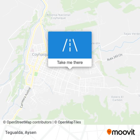 Mapa de Tegualda