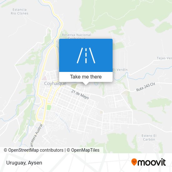 Mapa de Uruguay