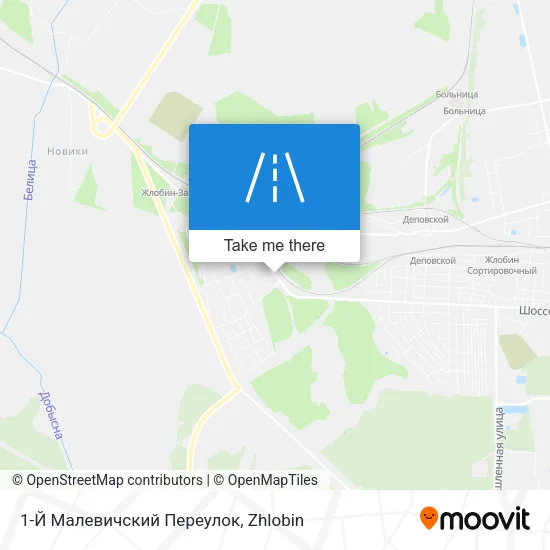 1-Й Малевичский Переулок map